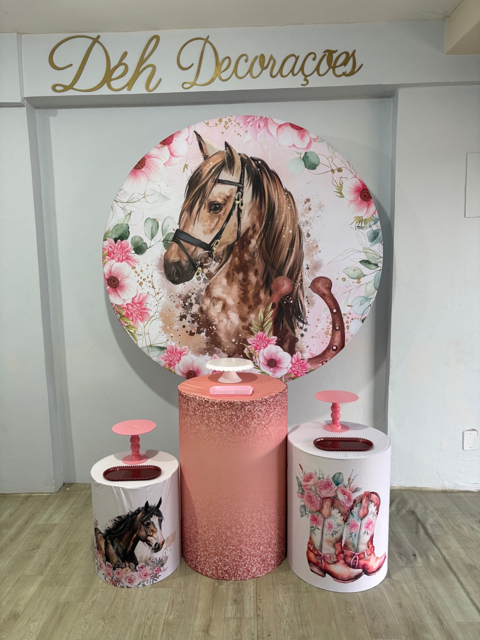 Cavalo Menina (Kit 1)   - Déh Decorações 