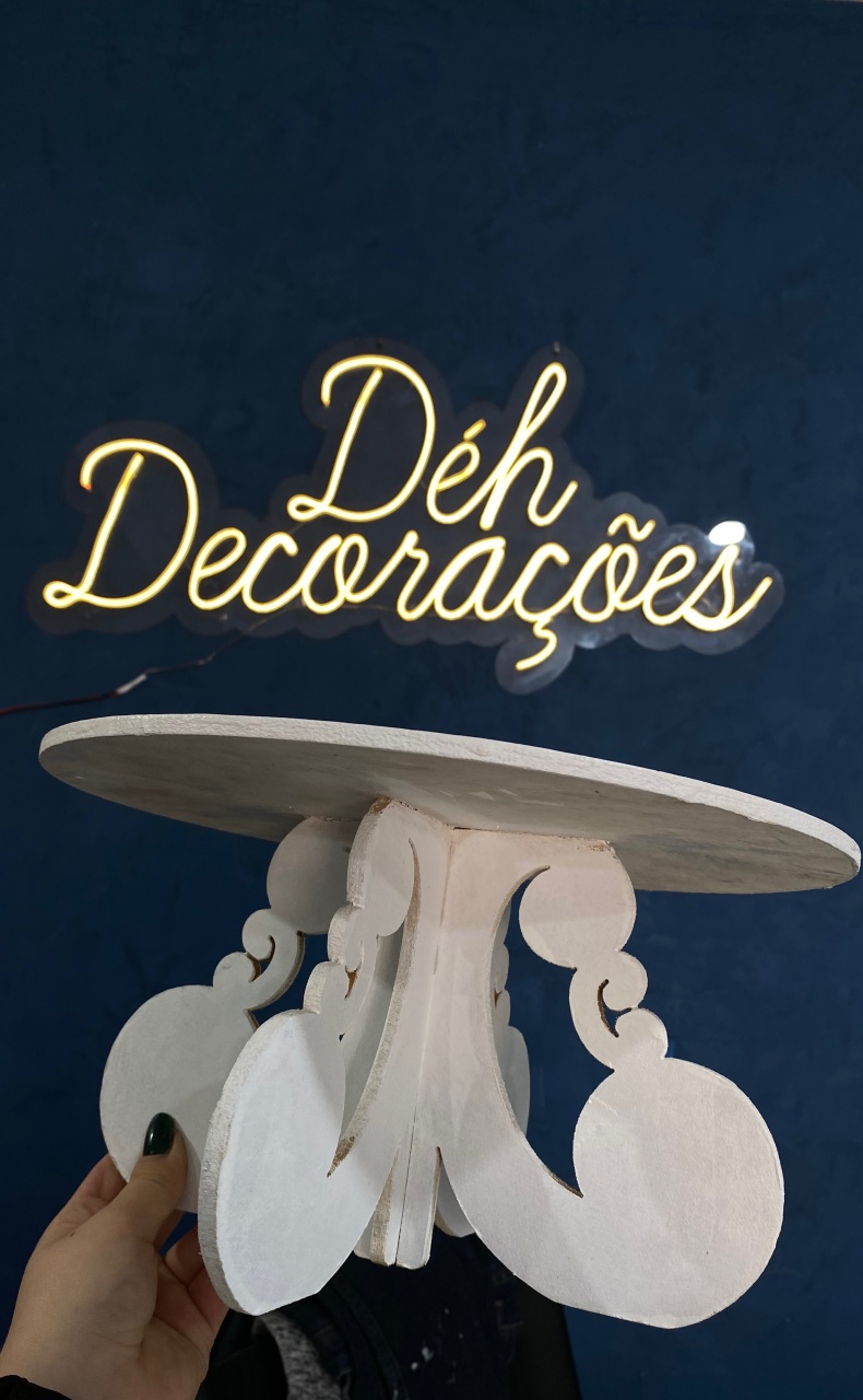 Bandeja Branca 3 - Déh Decorações 