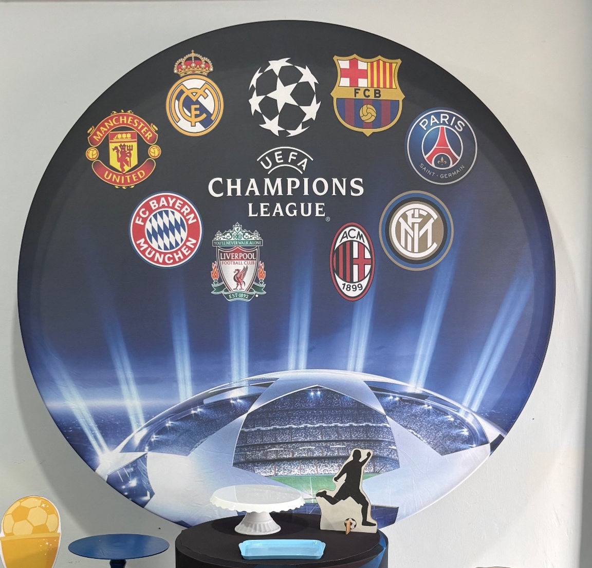 Capa Painel Champions League - Déh Decorações 