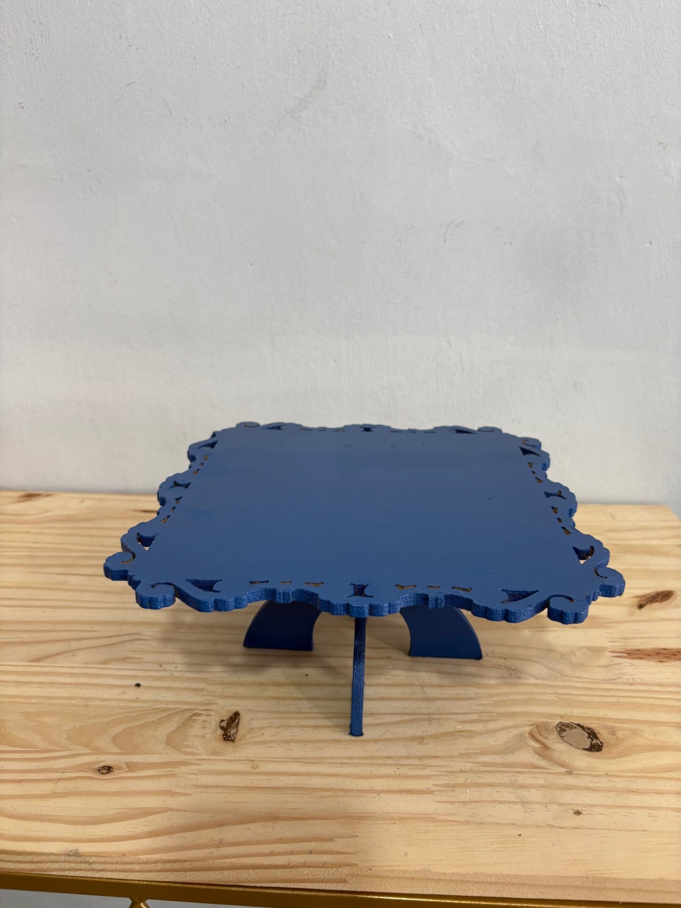 Bandeja Azul Royal Quadrada - Déh Decorações 