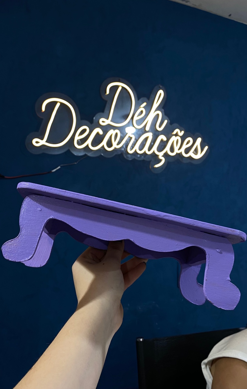 Bandeja Lilás  - Déh Decorações 