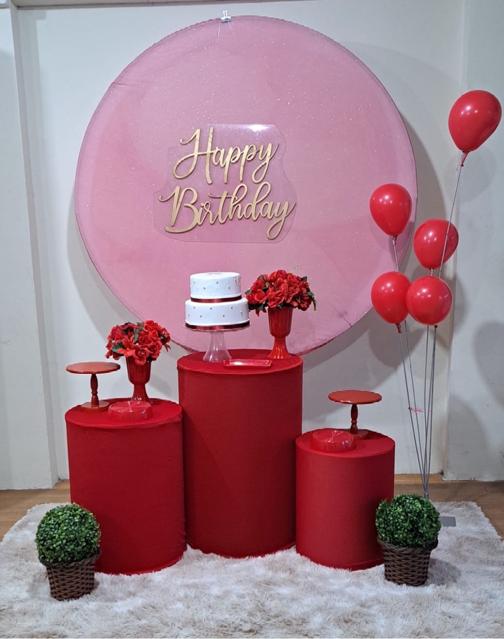 Kit Vermelho2 (Kit3) - Déh Decorações 