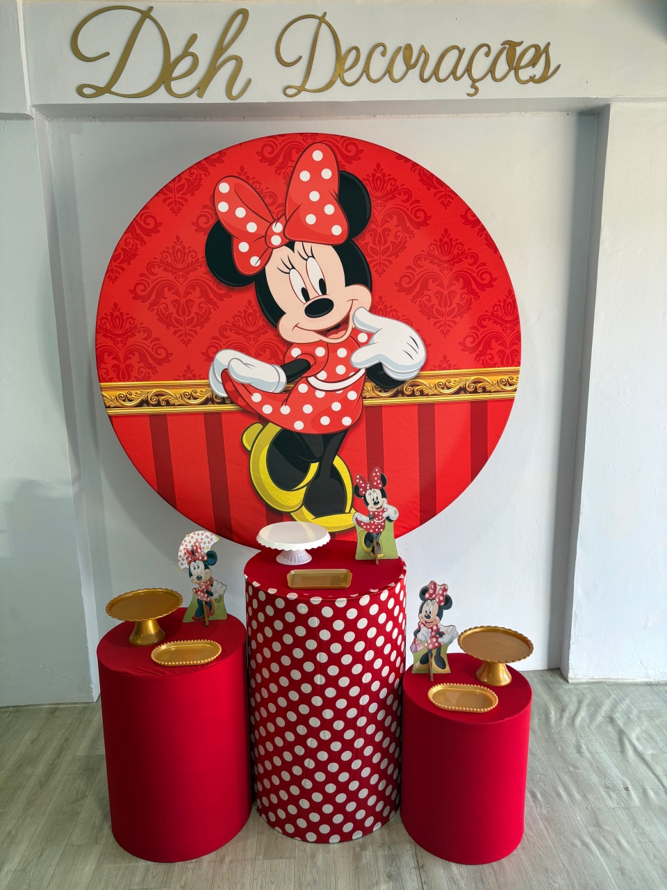 Minnie Vermelha (Kit 1) - Déh Decorações 