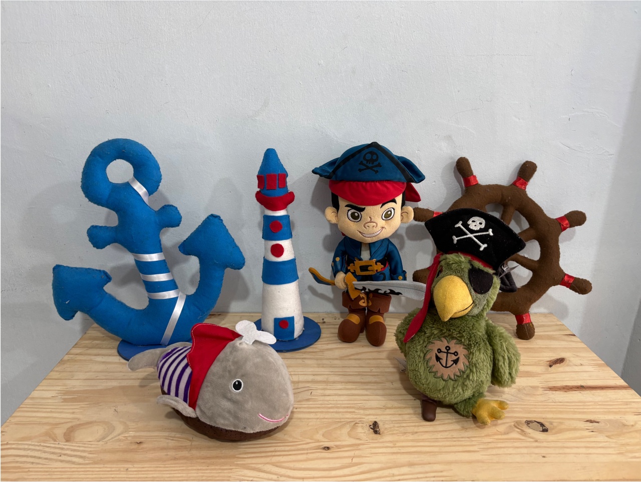 Pelúcias Pirata  - Déh Decorações 
