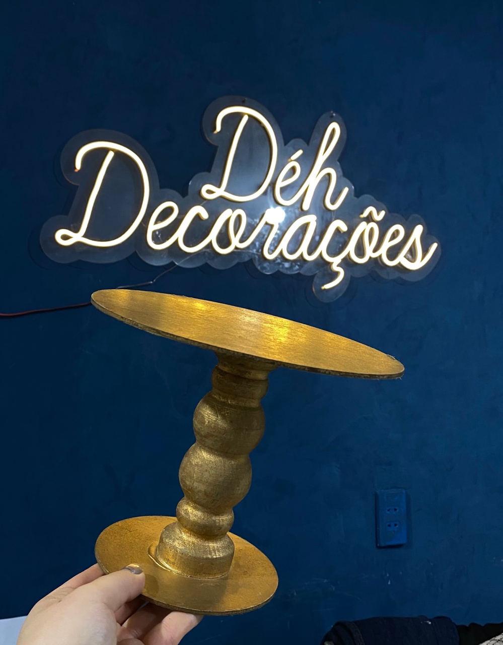 Bandeja Dourada 14 - Déh Decorações 