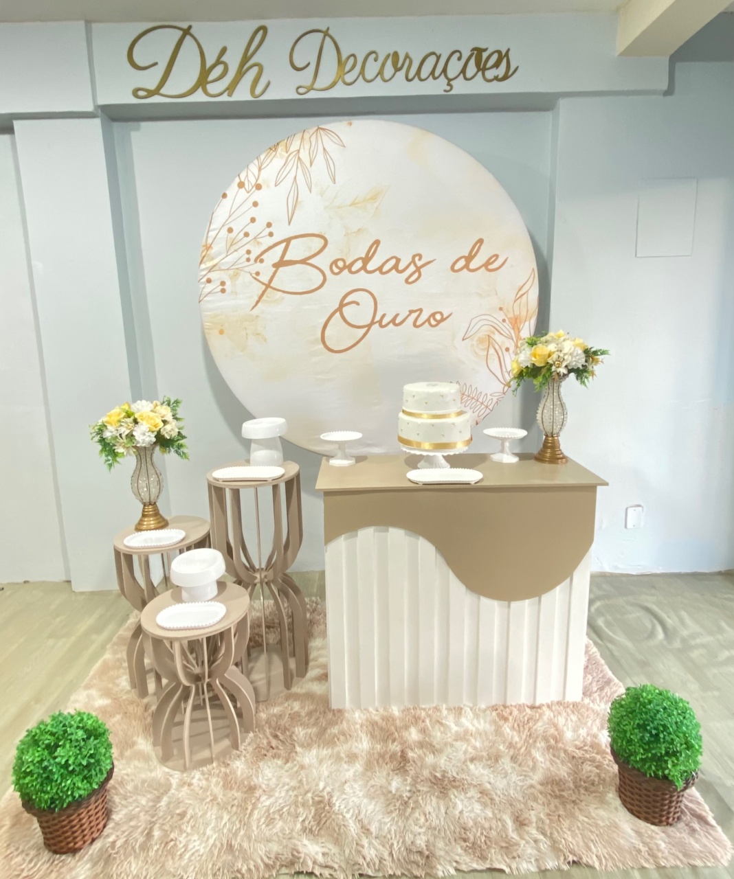 Bodas de Ouro 3.0 - Déh Decorações 