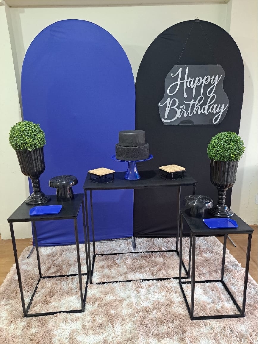 Kit Azul E Preto (Kit 3) - Déh Decorações 