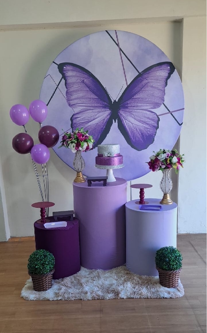 Borboleta Lilas (Kit 2) - Déh Decorações 