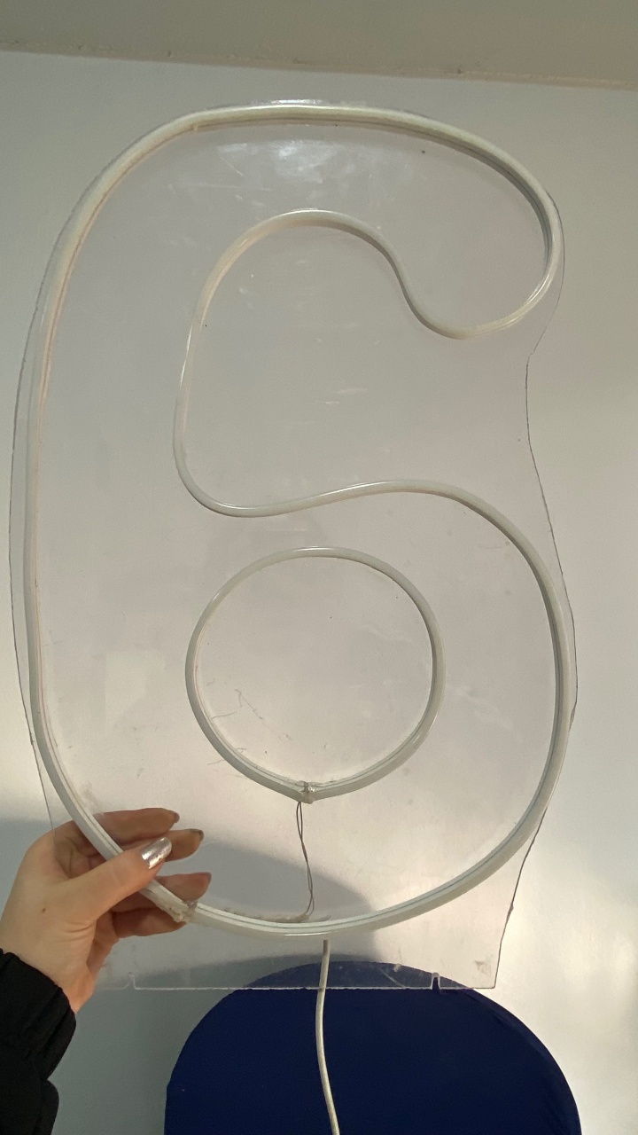 Número Led 6 - Déh Decorações 