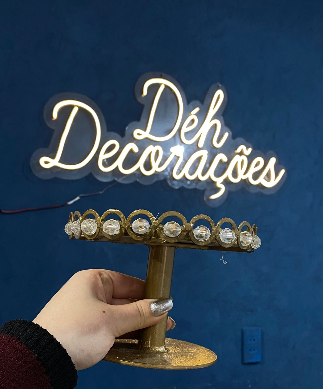 Bandeja Dourada 15 - Déh Decorações 