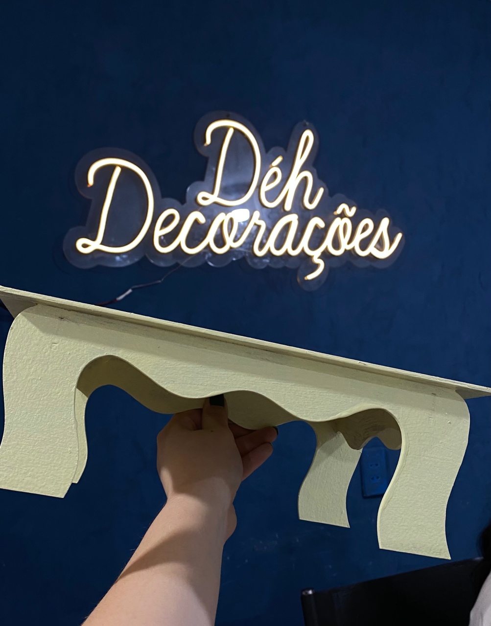 Bandeja Amarela Cand Mesinha - Déh Decorações 