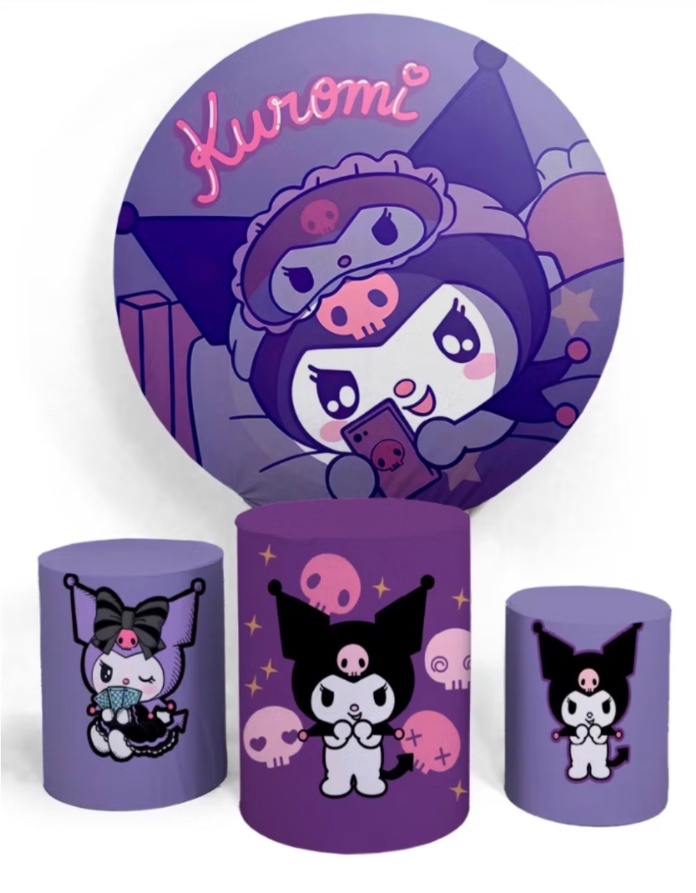 Kuromi - Tema Novo - Déh Decorações 
