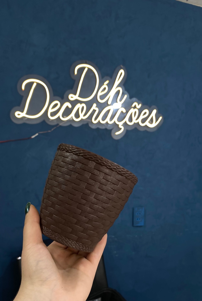 Vaso Marrom Escuro  - Déh Decorações 