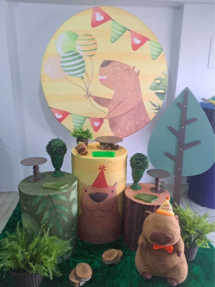 Capivara Menino (Kit 2) - Déh Decorações 