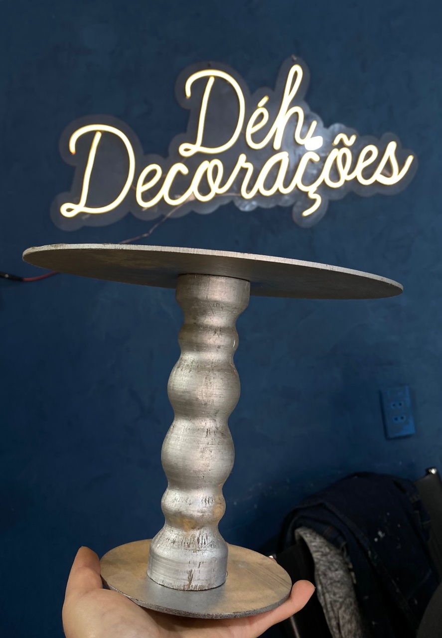 Bandeja Prata 2 - Déh Decorações 