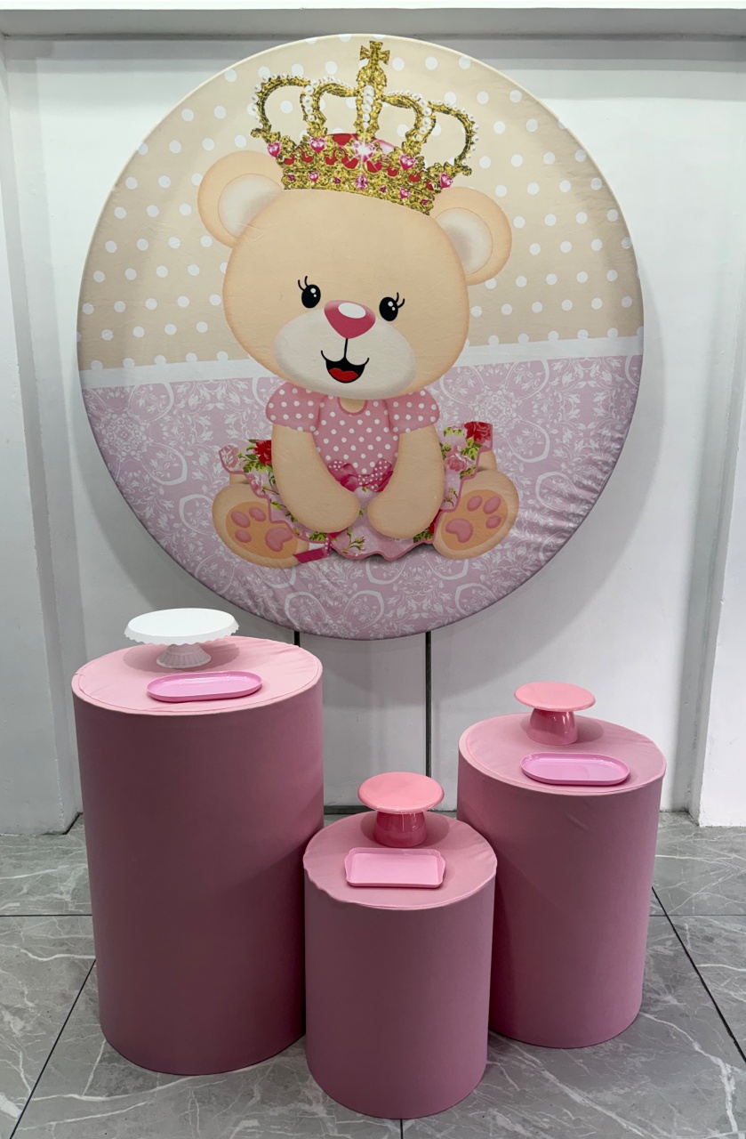 Ursa Princesa ( Kit 1) - Déh Decorações 