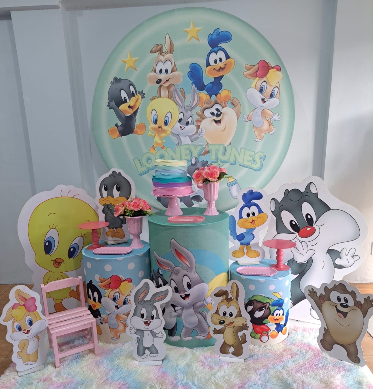 Baby Looney Tunes Menina (Kit 2) - Déh Decorações 