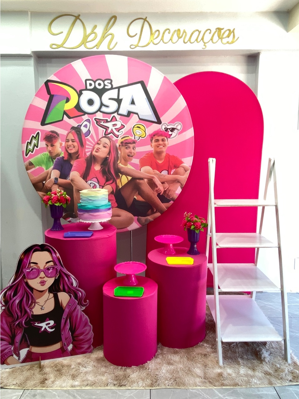 dos Rosa (Kit 3) - Déh Decorações 