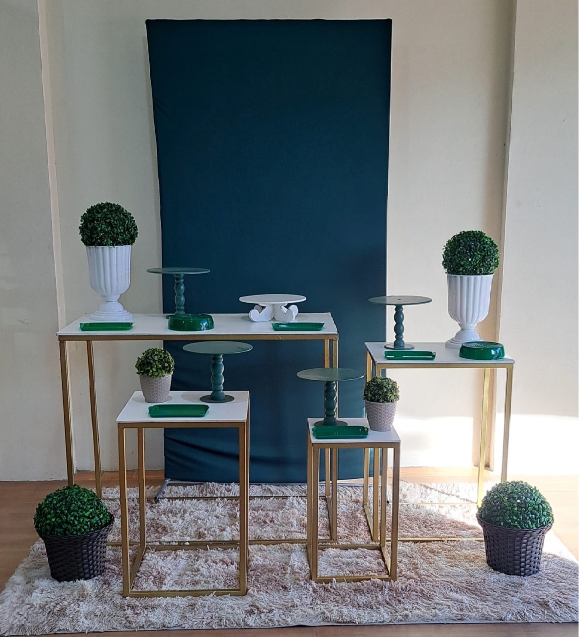 Verde E Dourado - Déh Decorações 