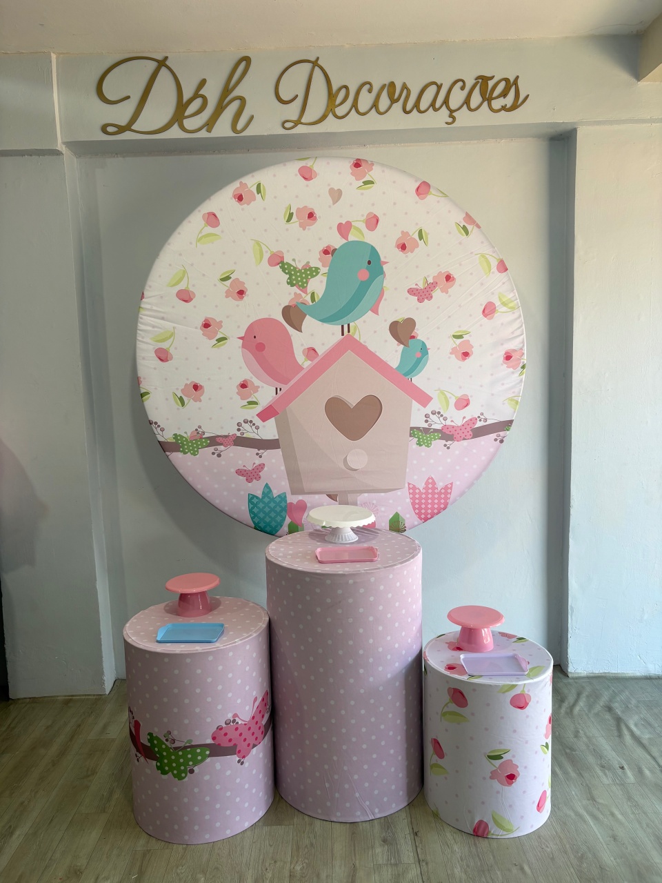 Jardim de Pássaros  (Kit 1) - Déh Decorações 