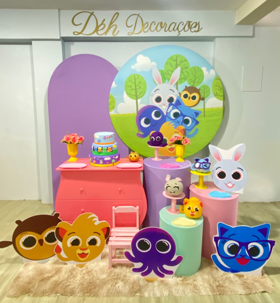 Bolofofos Menina (Kit 4) - Déh Decorações 
