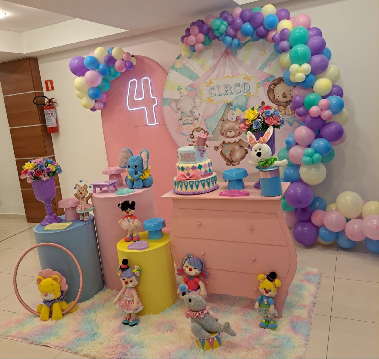Circo Menina (Kit 4) - Déh Decorações 