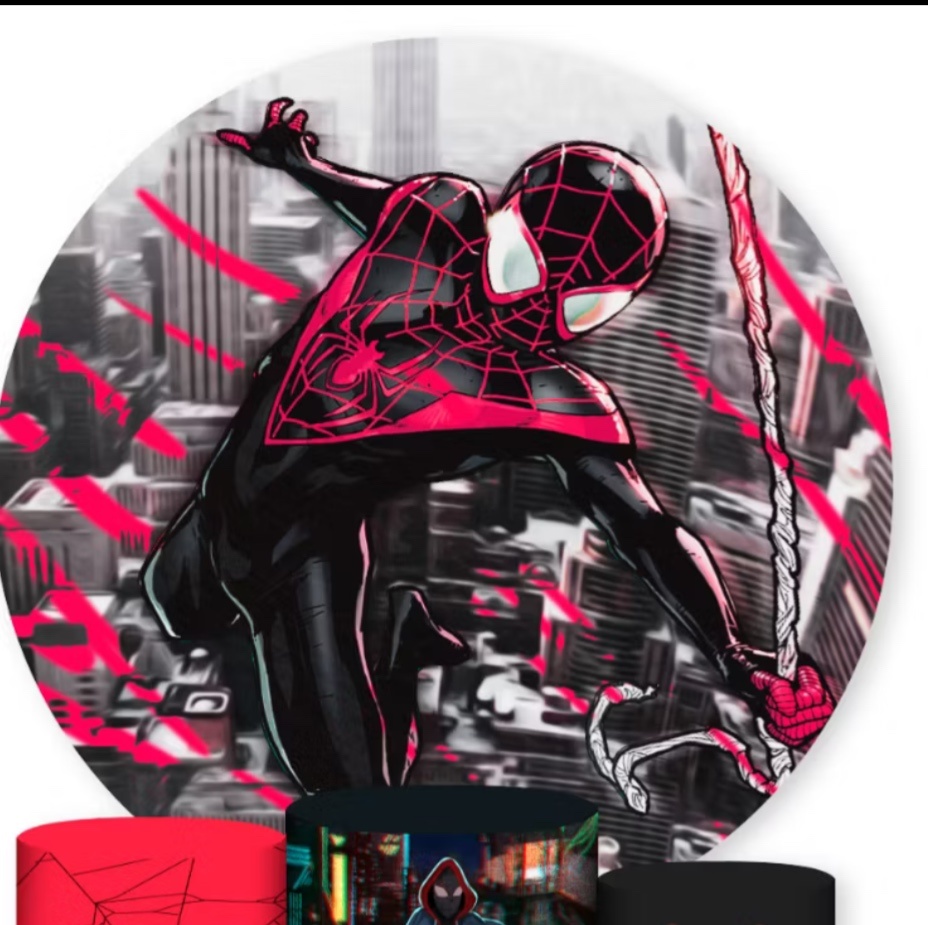 Capa Painel Homem-Aranha Black - Déh Decorações 