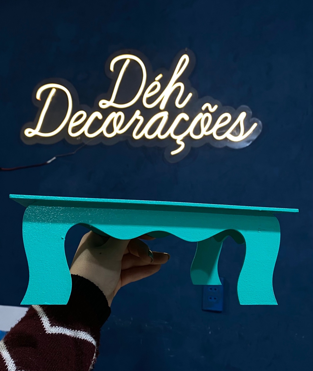 Bandeja Verde-Água 13 - Déh Decorações 