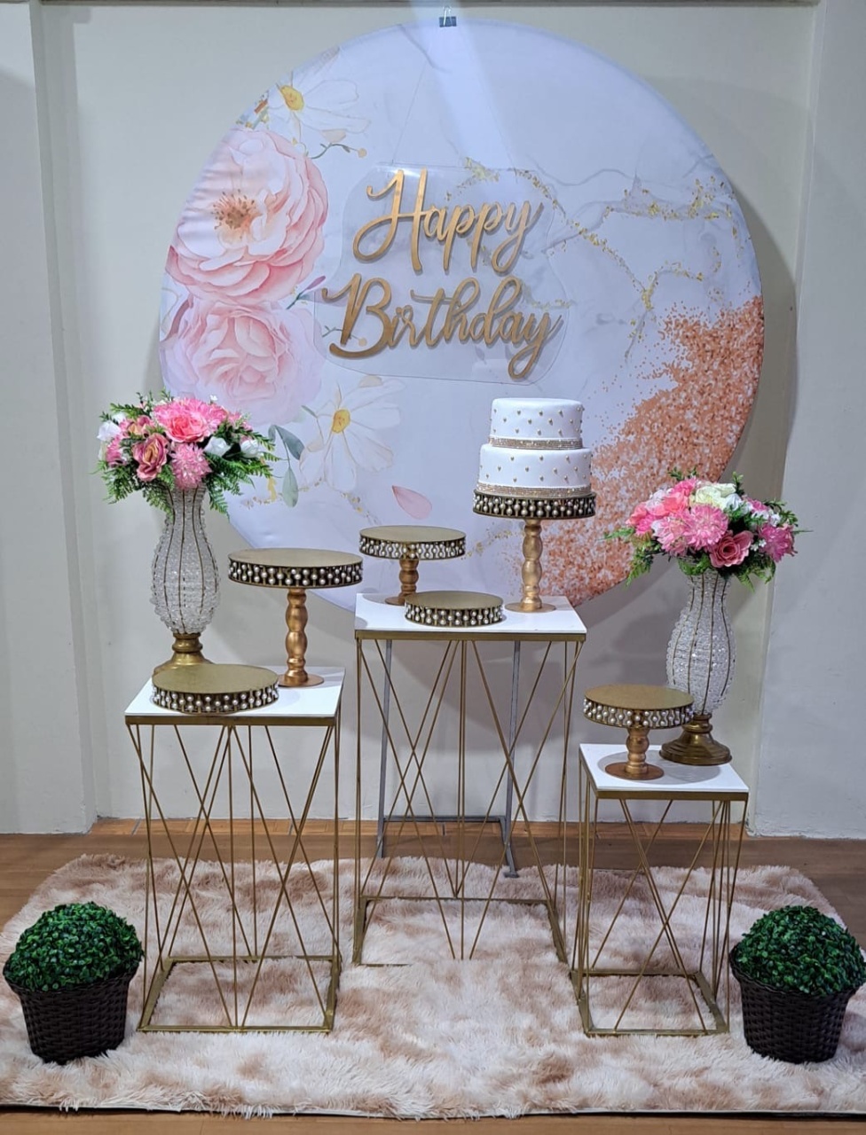 Kit Rosa Floral (Kit 2) - Déh Decorações 
