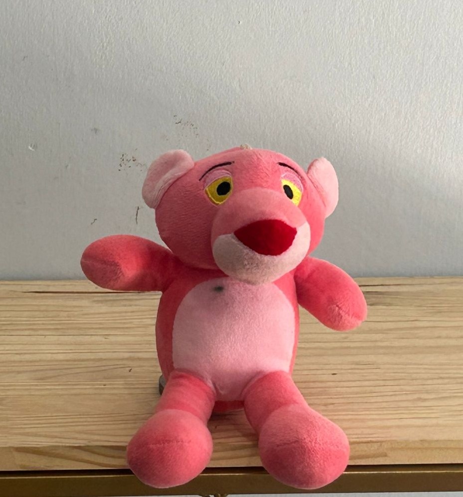 Pelúcia Pantera Cor de Rosa - Déh Decorações 