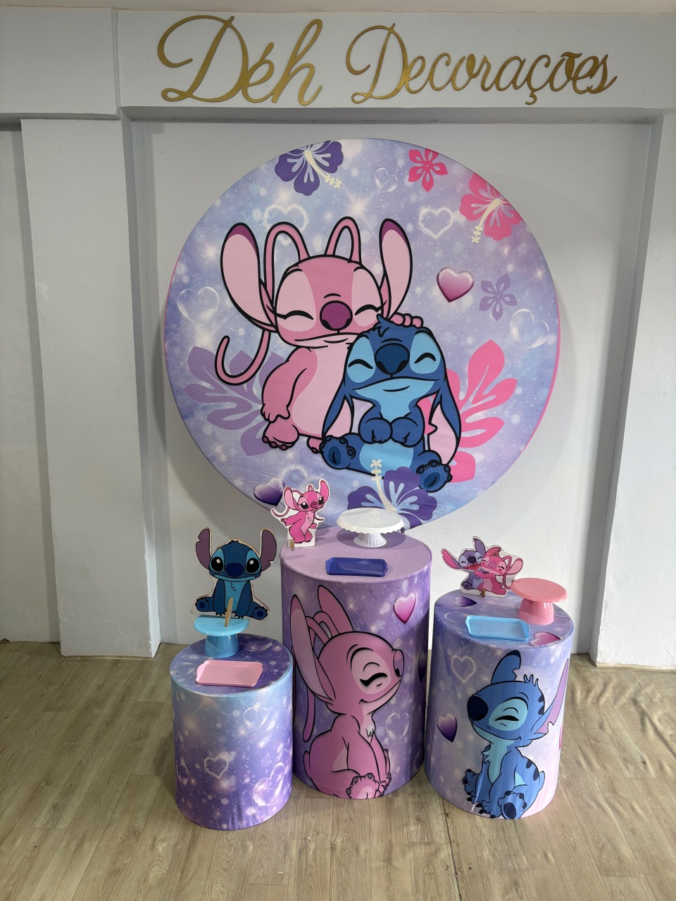 Stitch E Angel (Kit 1)  - Déh Decorações 