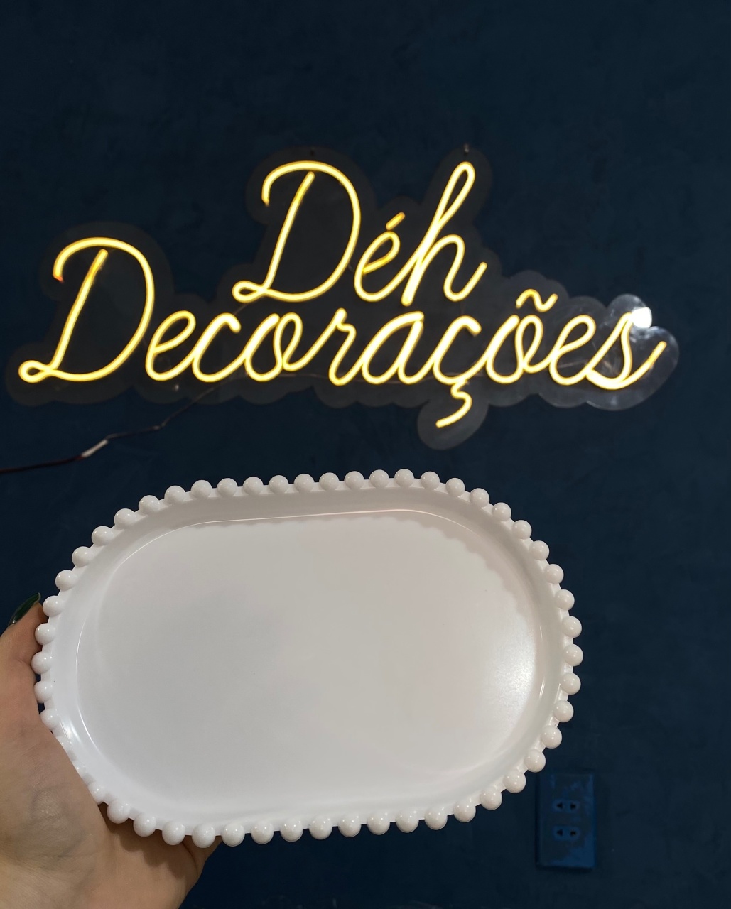 Bandeja Branca 4 - Déh Decorações 