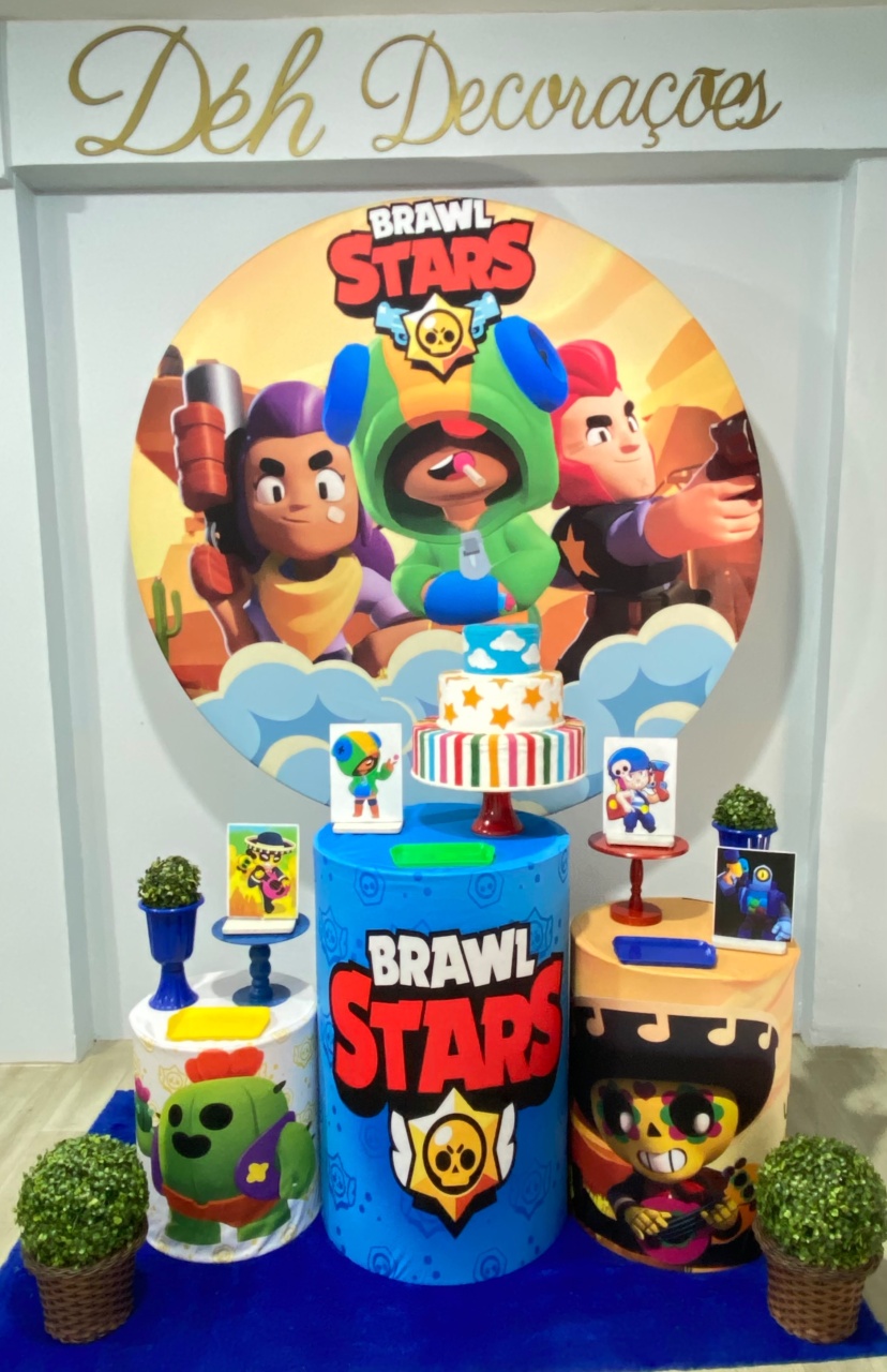 Brawl Stars  (Kit 3) - Déh Decorações 