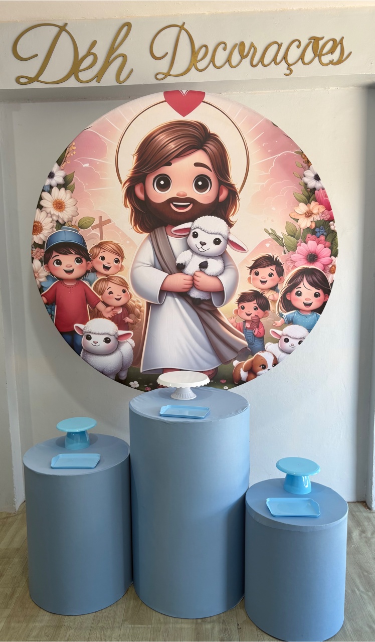Jesus - Azul (Kit 1) - Déh Decorações 