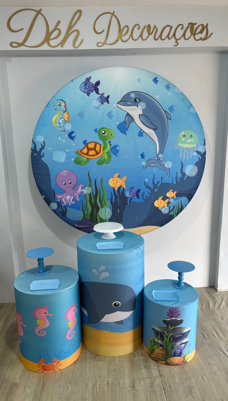 Fundo Do Mar (Kit 1)  - Déh Decorações 