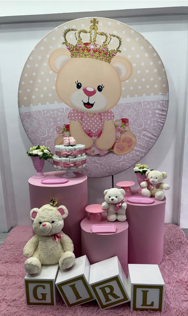Ursa Princesa ( Kit 2 ) - Déh Decorações 
