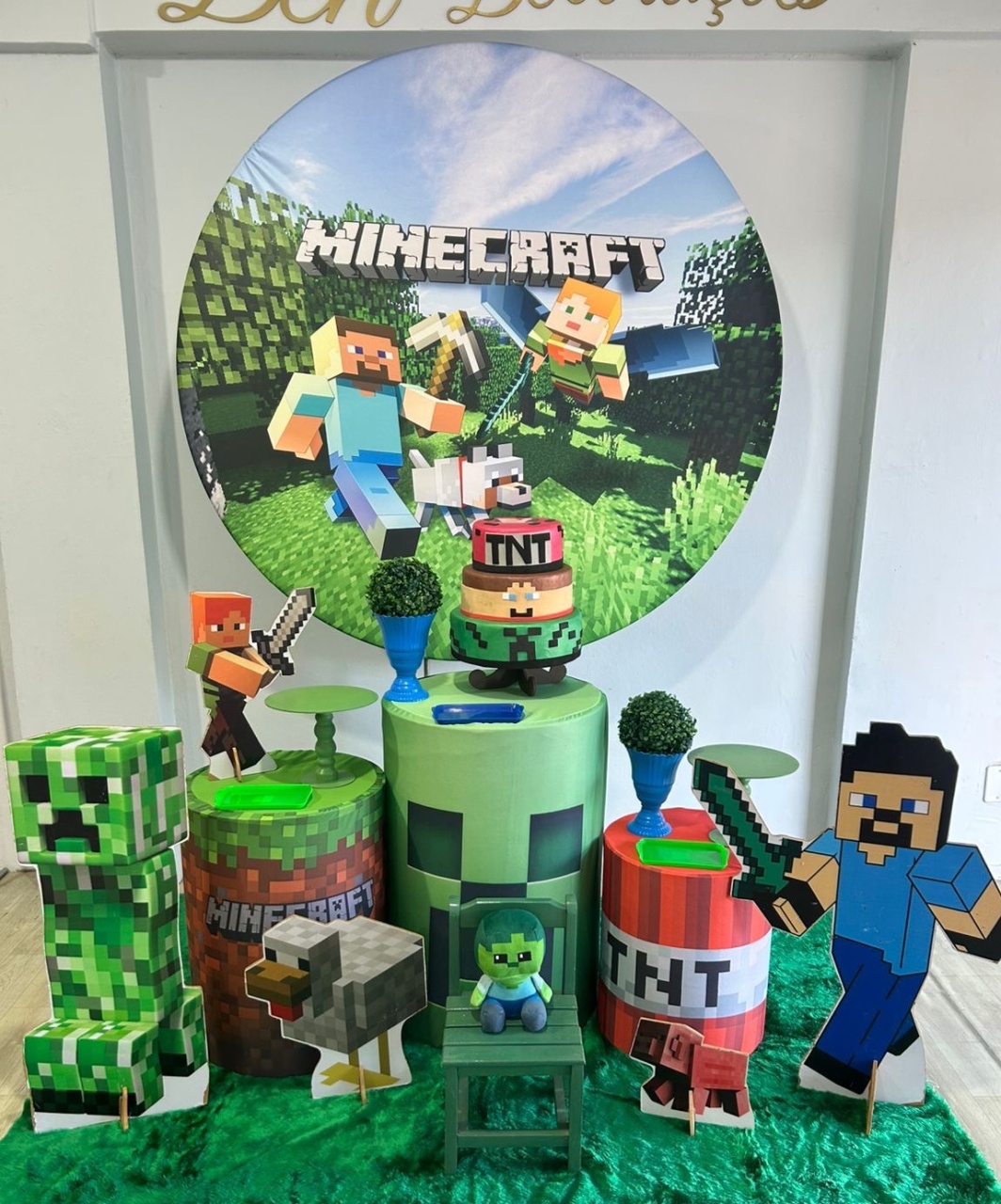Minecraft (Kit 2) - Déh Decorações 