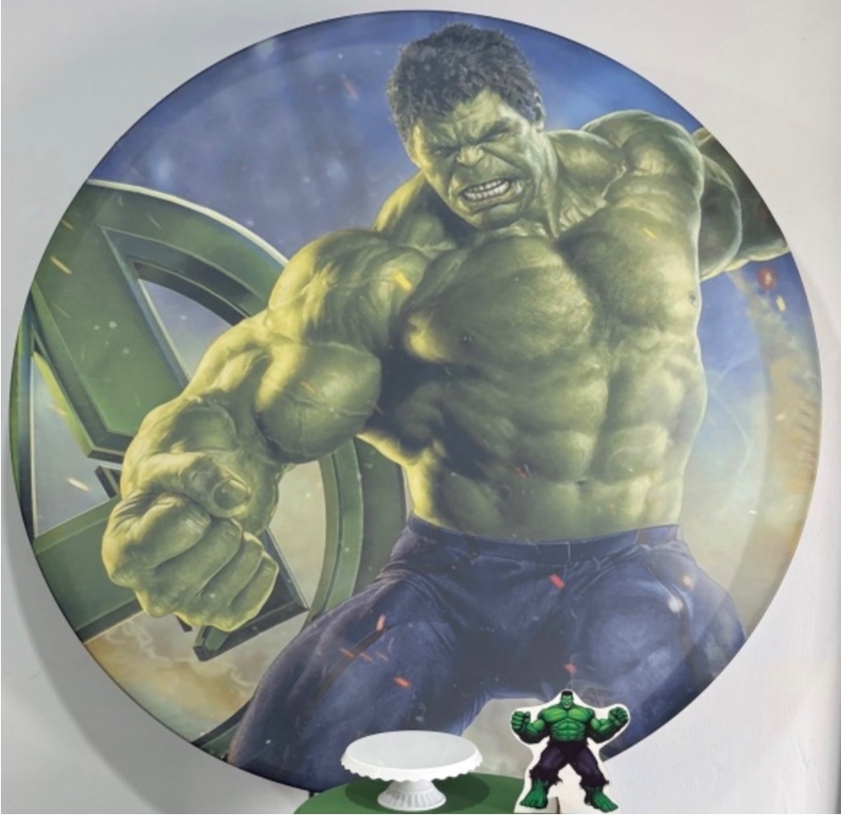 Capa Painel Hulk - Déh Decorações 