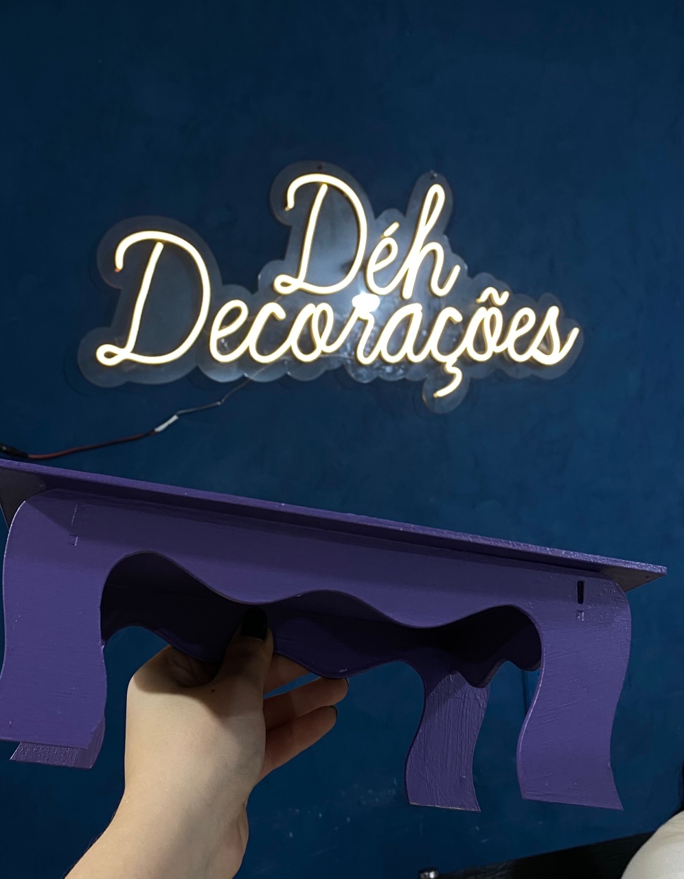 Bandeja Roxa 8 - Déh Decorações 