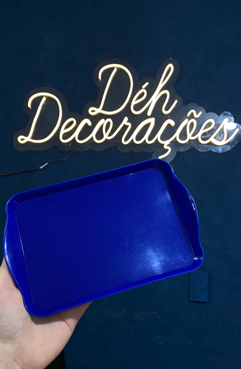 Bandeja Azul 10 - Déh Decorações 
