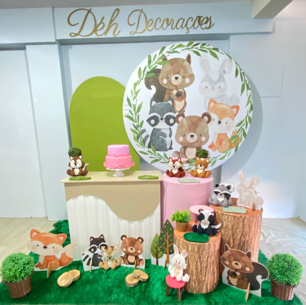 Bosque Menina (Kit 4) - Déh Decorações 