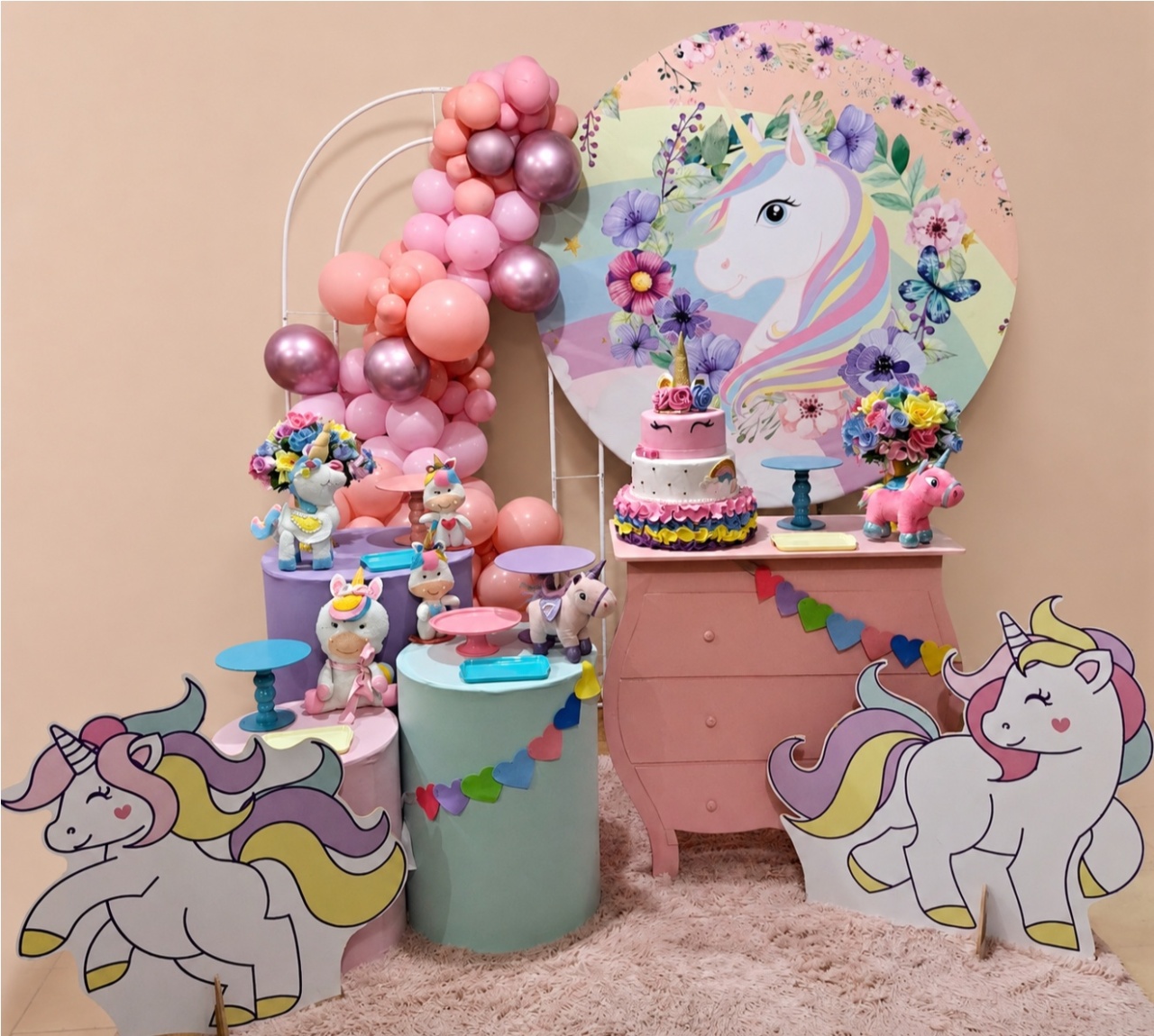 Unicórnio (Kit 4) - Déh Decorações 