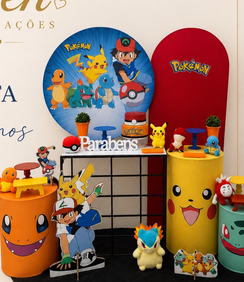 Pokémon (Kit 4) - Déh Decorações 