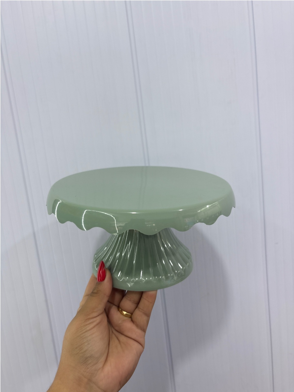 Bandeja Verde Eucalipto Acrilico - Déh Decorações 