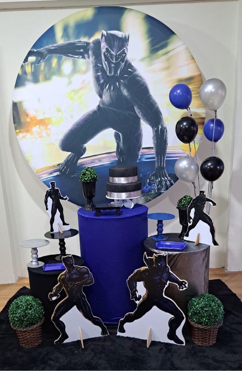 Pantera Negra (Kit 2) - Déh Decorações 