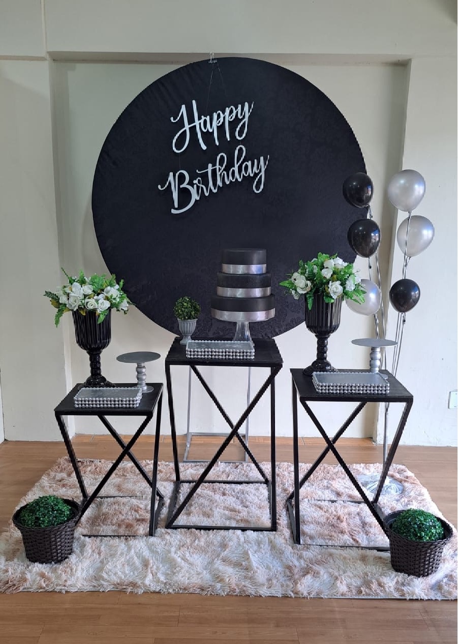 Kit Preto E Prata (Kit2) - Déh Decorações 
