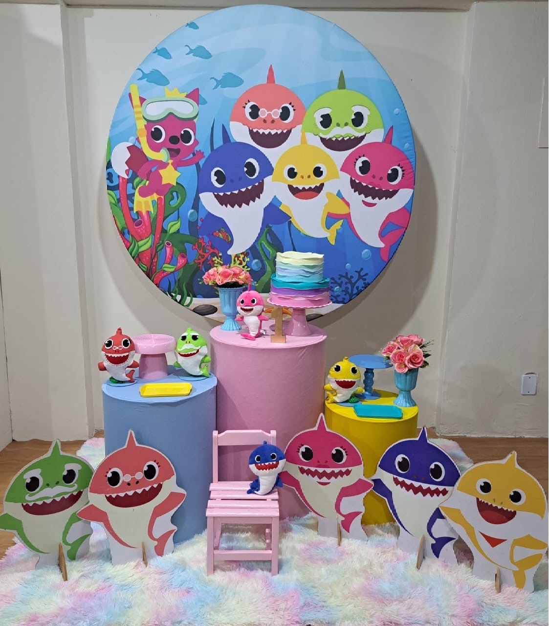 Baby Shark Menina (Kit 2) - Déh Decorações 