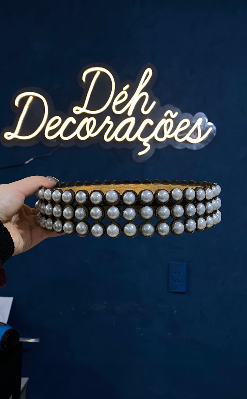 Bandeja Marrom 6 - Déh Decorações 