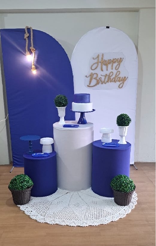 Kit Azul E Branco (Kit 3) - Déh Decorações 