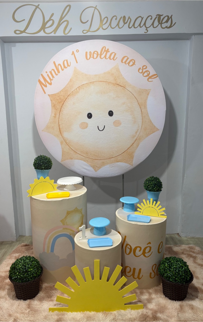 Primeira Volta Ao Sol (Kit 2) - Déh Decorações 